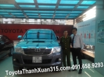 22-10-2013: Toyota HILUX E 2014 tới tay anh Chương sinh sống và làm việc tại Hà Nội